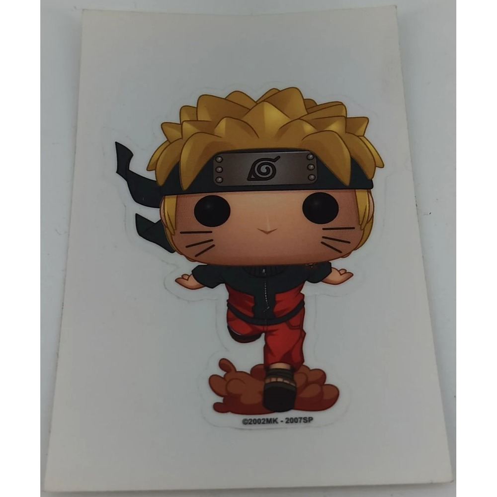 Funko Naruto Uzumaki Chibi Pop Style Sticker Decal Anime Manga
